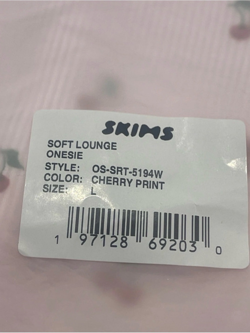 SKIMS Limited Edition Soft Lounge Onesie size L, NWT - Picture 3 of 6